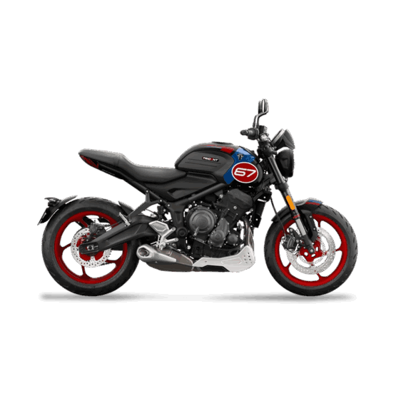 Triumph Trident 660 Triple Tribute Edition for hire
