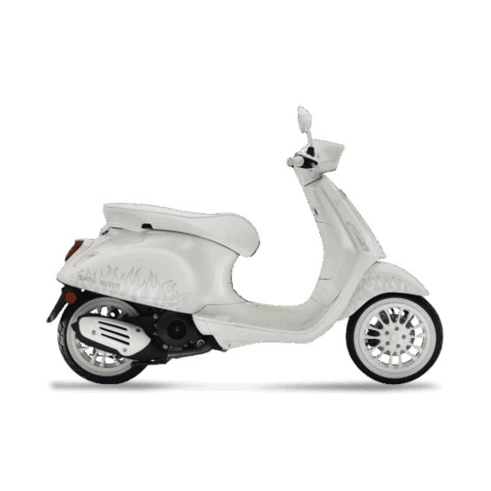Vespa Sprint Justin Bieber 125 for hire